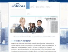 Tablet Screenshot of p3advisors.com